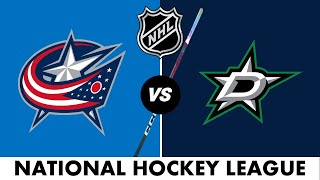 Columbus Blue Jackets vs Dallas Stars | NHL Live Score