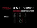 how it sounds sontronics microphones test on drums prodj