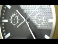 A modern clock ticking, ASMR, no talking