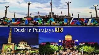 Evening walk around the heart of Putrajaya | Putra Square | Putra Mosque | Perdana Putra