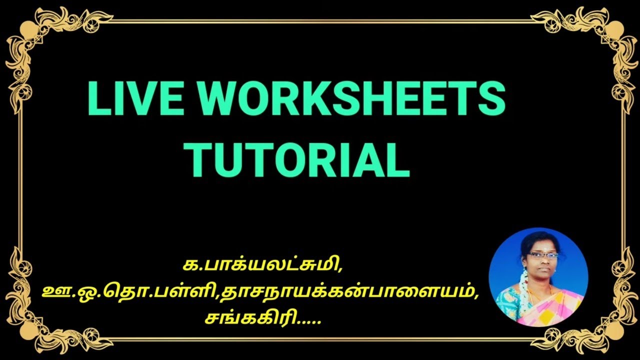 Live Worksheets Tutorial Youtube