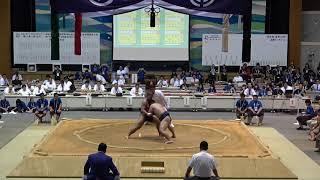 2019年IH 相撲 男子 団体 決勝トーナメント 1回戦 中部農林（沖縄） × 近大附（大阪）