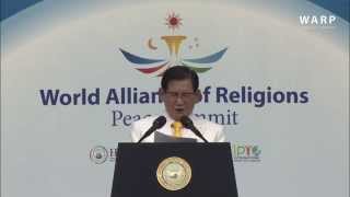 Day1 Chairman of HWPL, Mr  Man Hee Lee Speech in Opening Ceremony