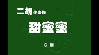 甜蜜蜜/二胡G調伴奏