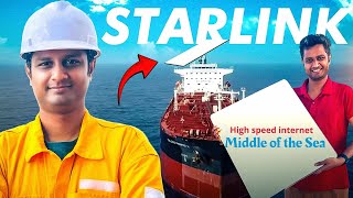 📡How We installed Starlink on our Ship? 🛰️And How Starlink Brings High-Speed Internet to Ships?🚢 🌊🤯