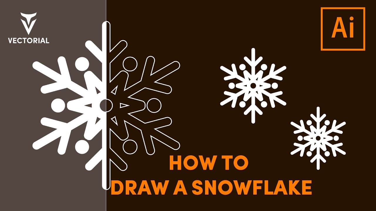 How To Draw Snowflakes In Illustrator