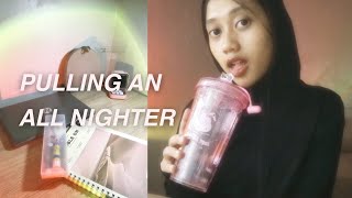 pulling an all nighter with me | STUDY WITH ME
