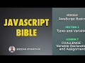 07: CHALLENGE - Variable Declaration and Assignment (JAVASCRIPT BASICS - Types and Variables)