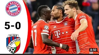 Bayern 5 - 0 Viktoria Plzen all goals |EFA Champions League | 4th October 2022 #bayernmunich