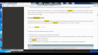 11 - Adding form validation on codeigniter