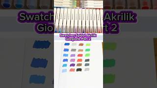 Swatches Warna Spidol Akrilik Giorgione 48 Warna / Swatches Acrylic Marker Giorgione 48 Colors