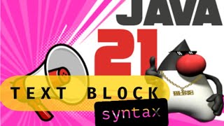 ☕🧱 Java Textblock Syntax #minilesson
