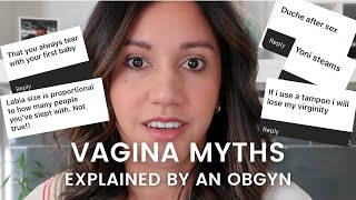VAGINA MYTHS?! Menstrual Cup Stretches Vagina? Labial Size?! | OBGYN Explains it ALL