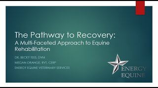 EE Virtual Lecture: The Pathway to Recovery - A Multi-Faceted Approach to Equine Rehabilitation