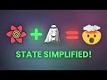 How I Simplified State Management in React (React Query + Jotai)