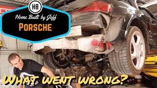 Removing the Roxsters blown engine - Porsche 986 Boxster track car build 3