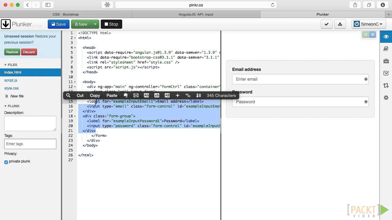 Web Development With Angularjs And Bootstrap Tutorial Introducing The Web Development With Angularjs And Bootstrap Tutorial Introducing The