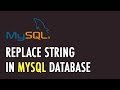 Replace string in MySQL database