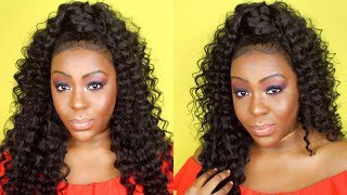 IT'S A CROCHET WIG! | Model Model Glance Oval Part -Beach Twist