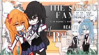The Saikou Family reacts to Rap Battles | Yandere Simulator GCRV