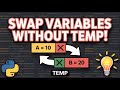 How to Swap Two Variables in Python in One Line! | No Temp Needed