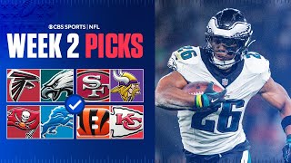 NFL Predictions and Best Bets For EVERY Week 2 Game [Falcons vs Eagles & MORE]