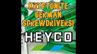 TOOL HAUL unboxing of beautiful Heyco green acetate German screwdrivers from KC Tool bye Craftsman !