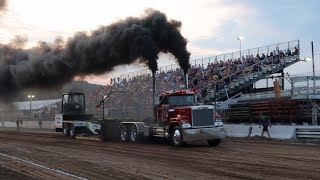 Somerset Meyersdale Semi Truck Pulls Somerset County Fair Mack Superliners V8 E9