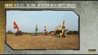 Swing Test || Case Excavator Vs Kobelco Vs Komatsu Vs Tata Hitachi Vs JCB