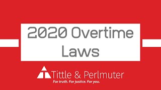 New 2020 Overtime Law Explained!
