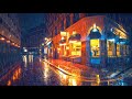 London Rain Walk at Night - Mayfair & Marylebone | 4K Ambient Umbrella Rain Sounds