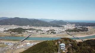 2018年3月四万十市 香山寺上空360度空撮4k Mavic Pro