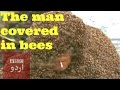 Man covered in stinging bees sets record in China.