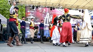 33rd Antipodes Greek Festival - Cretan Brotherhood Senior Dance Group - Sigano and Pentozali