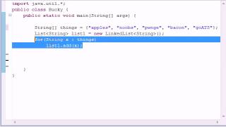 Intermediate Java Tutorial 6 LinkedList