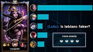 This is what a Faker level Leblanc performance looks like (Part 2)