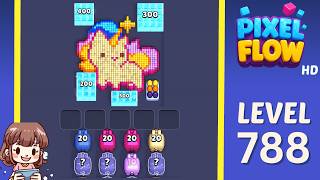 Pixel Flow Level 788 Solution Walkthrough