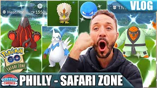 THE ULTIMATE RARE SHINY SPREE! *PHILADELPHIA* SAFARI ZONE SHINY HUNTING! | Pokémon GO Vlog