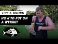 How to put on a wetsuit | Open cell spearfishing and freediving wetsuit instructions | OCEAN HUNTER