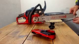 Turning the BAR at the Jonsered CS 2240 S Chain Saw