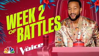 The Best Performances from the Second Week of Battles | NBC's The Voice 2022
