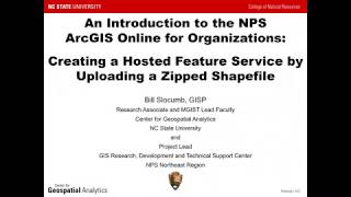 Creating NPS AGOL Hosted Feature Services by Uploading a Zipped Shapefile (September 2019)