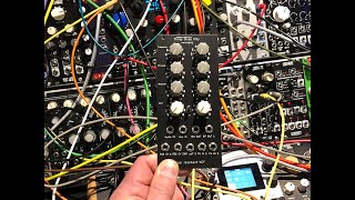 Quick test of a freshly built Eurorack clone of the Digisound 80-16 Dual Resonant Filter