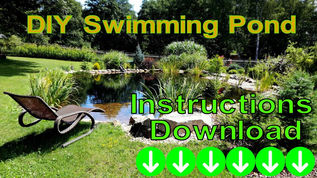 Diy Swimming Pond Youtube