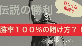 勝率１００％？！次、勝つタイミングわかります！_ポイントアンドフィギュア〜２０１７年２月１５日の売買ポイント