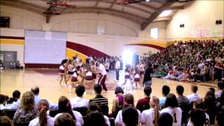 2009 LCHS La Cañada High School JV Cheer, Spring Pep Assembly, March 20, 2009