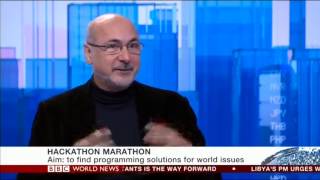 Ami Shpiro at BBC World Business Report 07 Oct 2013 #hack4good by Geeklist