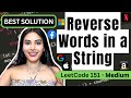 Reverse Words in a String - LeetCode 151 - Python #leetcode75