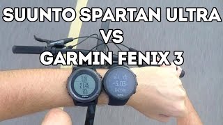 Suunto Spartan Ultra vs Garmin Fenix 3