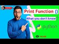 printing function () in python